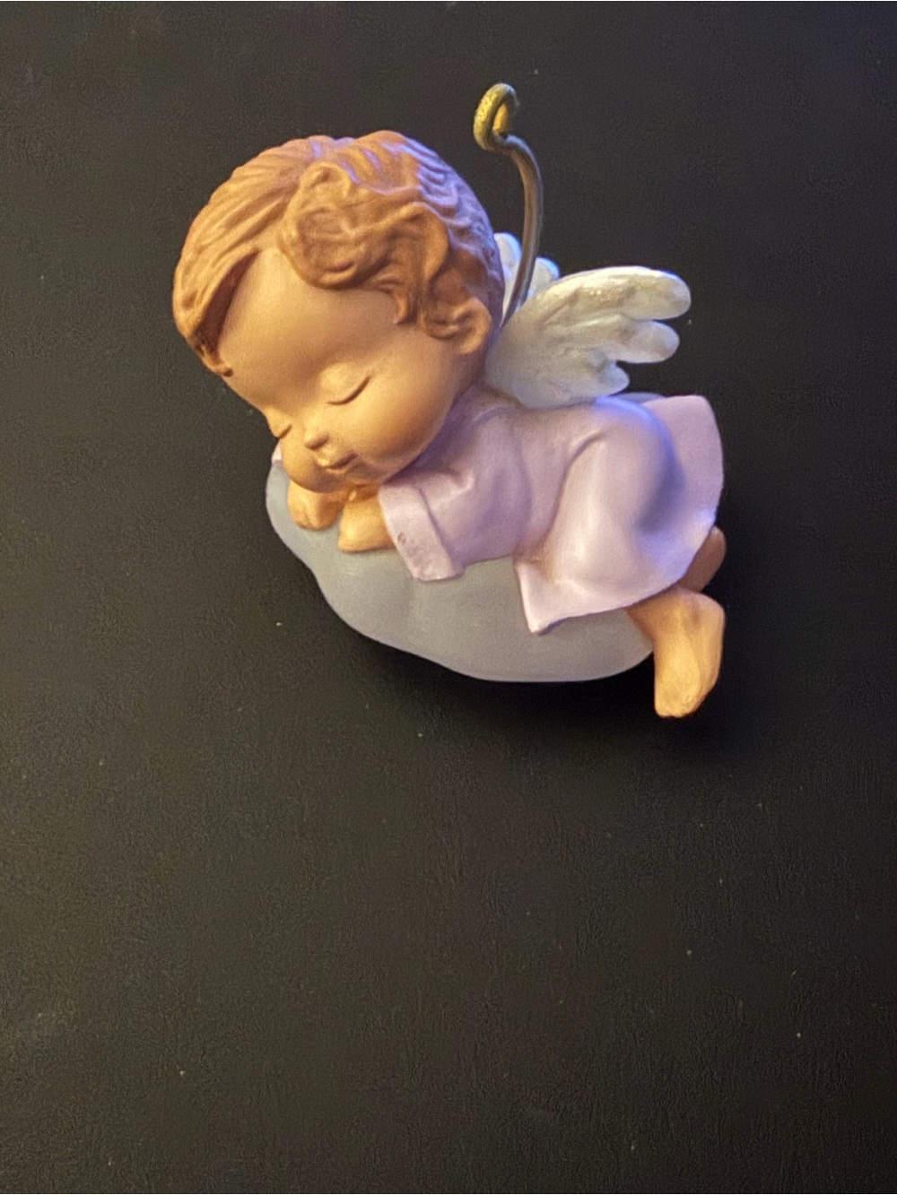 Hallmark Keepsake Iris-Mary's Angels Hanging Angel Christmas Ornament 1991